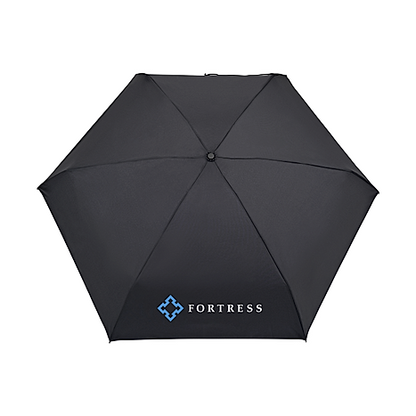 Elements 39" Recycled Manual Mini Folding Umbrella