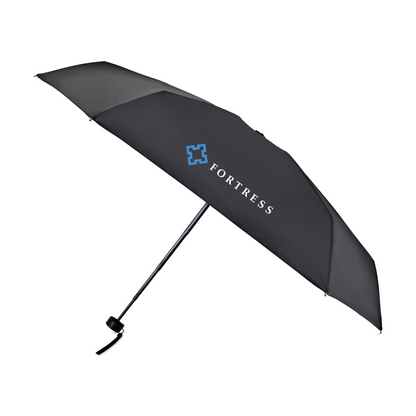 Elements 39" Recycled Manual Mini Folding Umbrella